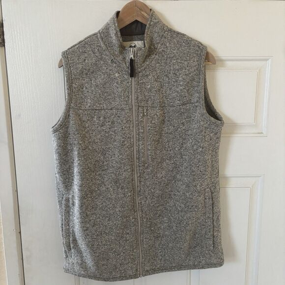 Wrangler Mens Vest Size Med Grey Fleece Workwear Western Cowboy Outdoors Classic - Picture 2 of 13